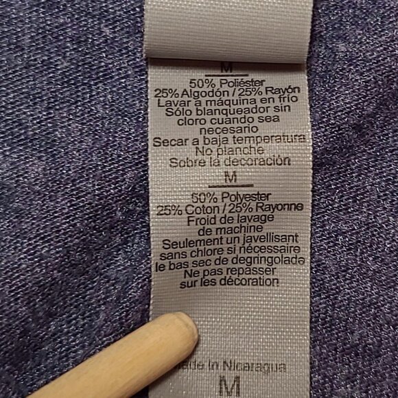 Next Level "DUO" Logo Tee Shirt - Heather Charcoal - Size M - Picture 7 of 10